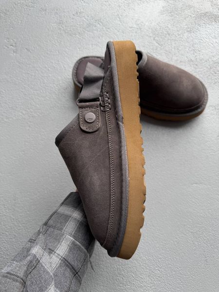 UGG Australia США Slipper Goldencoast Clog Grey Уггі шльопки без хутра сірі замшеві Австралія - Розмір 42 (US 9) 1016222899 фото