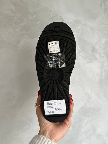 UGG Australia США Ultra Mini Platform Leather Black Уггі ультра міні платформа чорні шкіряні Австралія - Розмір 35 (US 4) 2111643 фото