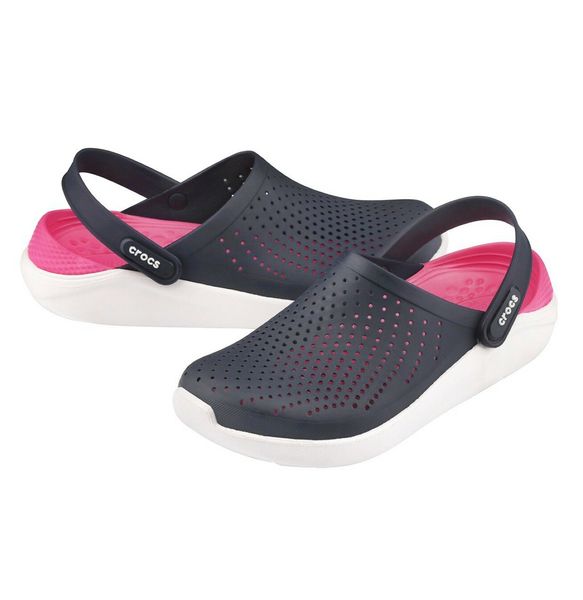 Crocs Оригінал LiteRide ™ Clog Navy/Pink Жіночі Крокс США (204592) - 36 (Стопа 22.5-23.2см) M4/W6 100602 фото