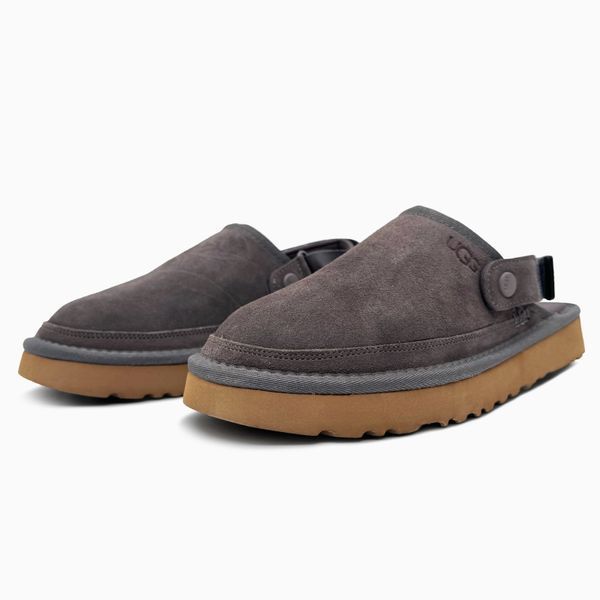UGG Australia США Slipper Goldencoast Clog Grey Уггі шльопки без хутра сірі замшеві Австралія - Розмір 42 (US 9) 1016222899 фото