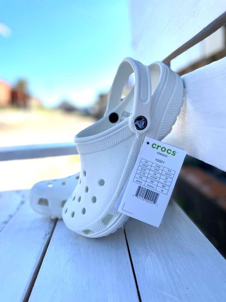 Crocs Оригінал Classic Clog White Білі Крокс США (1670855291) - 36 (Стопа 22.5-23.2см) M4/W6 114493 фото