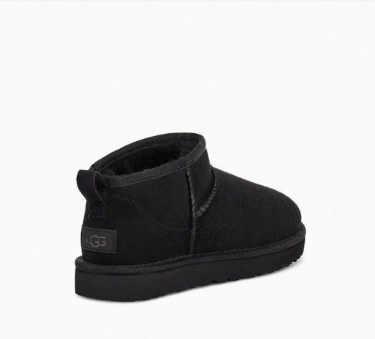 UGG Australia США Ultra Mini II Чорні цільна овчина ультра міні Угг Австралія - Розмір 35 (US 4) 2110111 фото