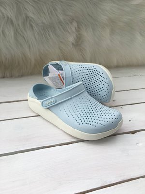 Crocs Оригінал LiteRide ™ Clog блакитні та біла підошва Жіночі та Чоловічі Крокс США (204592-12) - 36 (Стопа 22.5-23.2см) M4/W6 103256 фото