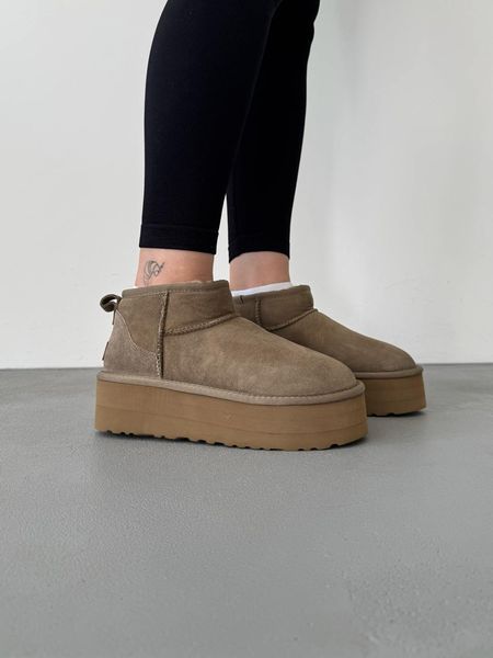 Ugg Australia США Classic Ultra Mini Platform Khaki Уггі ультра міні платформа антілоп УГГ АвстраліяUGG Australia Уггі - Розмір 35 (US 4) 211155137 фото