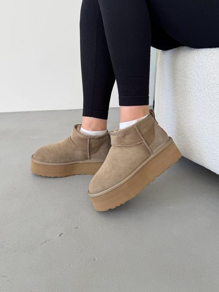 Ugg Australia США Classic Ultra Mini Platform Khaki Уггі ультра міні платформа антілоп УГГ АвстраліяUGG Australia Уггі - Розмір 35 (US 4) 211155137 фото