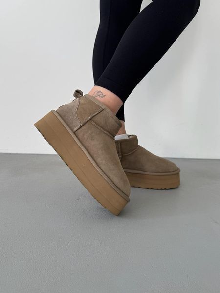 Ugg Australia США Classic Ultra Mini Platform Khaki Уггі ультра міні платформа антілоп УГГ АвстраліяUGG Australia Уггі - Розмір 35 (US 4) 211155137 фото