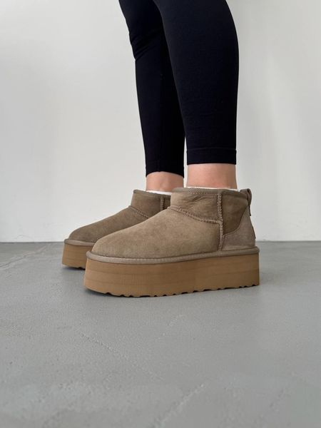 Ugg Australia США Classic Ultra Mini Platform Khaki Уггі ультра міні платформа антілоп УГГ АвстраліяUGG Australia Уггі - Розмір 35 (US 4) 211155137 фото