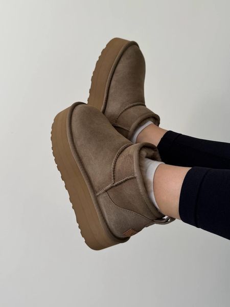 Ugg Australia США Classic Ultra Mini Platform Khaki Уггі ультра міні платформа антілоп УГГ АвстраліяUGG Australia Уггі - Розмір 35 (US 4) 211155137 фото