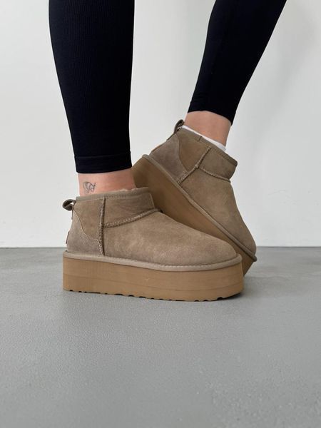 Ugg Australia США Classic Ultra Mini Platform Khaki Уггі ультра міні платформа антілоп УГГ АвстраліяUGG Australia Уггі - Розмір 35 (US 4) 211155137 фото