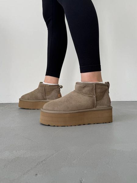 Ugg Australia США Classic Ultra Mini Platform Khaki Уггі ультра міні платформа антілоп УГГ АвстраліяUGG Australia Уггі - Розмір 35 (US 4) 211155137 фото