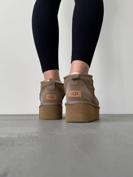 Ugg Australia США Classic Ultra Mini Platform Khaki Уггі ультра міні платформа антілоп УГГ АвстраліяUGG Australia Уггі - Розмір 35 (US 4) 211155137 фото