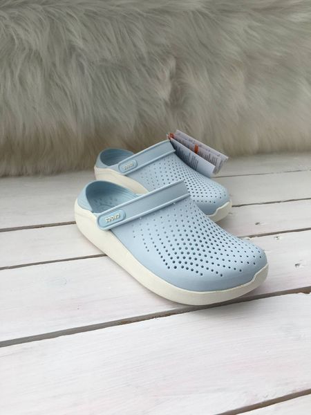 Crocs Оригінал LiteRide ™ Clog блакитні та біла підошва Жіночі та Чоловічі Крокс США (204592-12) - 36 (Стопа 22.5-23.2см) M4/W6 103256 фото