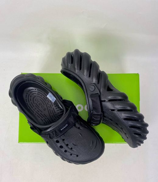 Crocs Оригінал ECHO CLOG Desert Black Чорні Крокс США (1670855292-4) - 40-41 (Стопа 25.9-26.7см) M8/W10 113963 фото