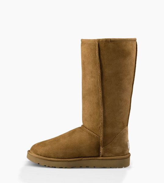 UGG Australia США Classic Tall II Рыжий цільна овчина Угг Австралия - Розмір 35 (US 4) 2110551 фото