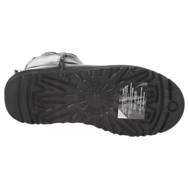 UGG Australia США Leather Mini Zip Чорні шкіряні уггі натуральні міні замок молнія Угг Австралия - Розмір 35 (US 4) 2110822 фото