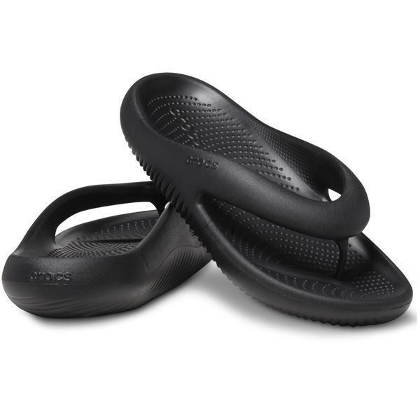 Crocs Оригінал Classic Слайди Crocs Mellow FLIP Black Чорні Крокс США - 36 (Стопа 22.5-23.2см) M4/W6 9977069 фото