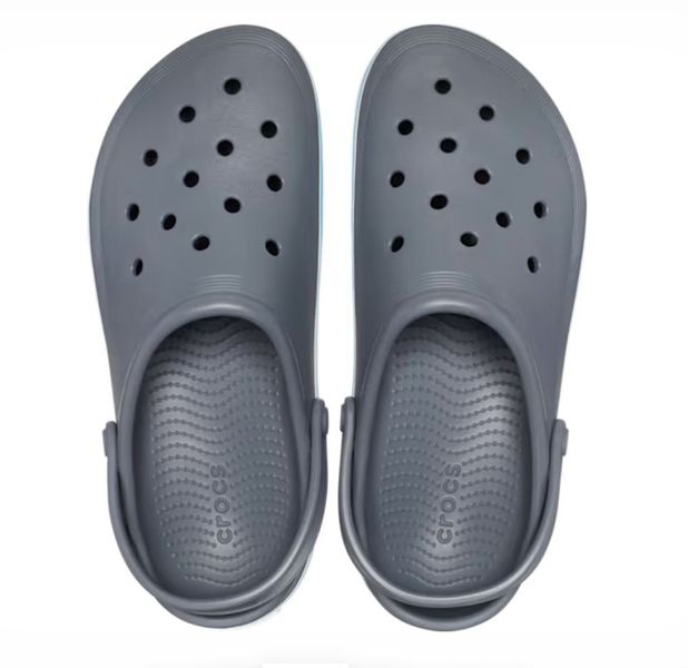 Crocs Оригінал Classic Off Court Charcoal Сирі Крокс США (1670855291) - 36 (Стопа 22.5-23.2см) M4/W6 114407 фото