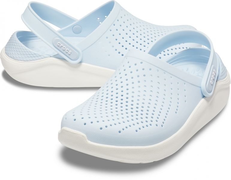 Crocs Оригінал LiteRide ™ Clog блакитні та біла підошва Жіночі та Чоловічі Крокс США (204592-12) - 36 (Стопа 22.5-23.2см) M4/W6 103256 фото