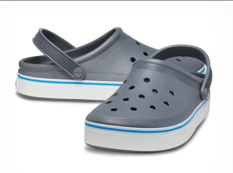 Crocs Оригінал Classic Off Court Charcoal Сирі Крокс США (1670855291) - 36 (Стопа 22.5-23.2см) M4/W6 114407 фото