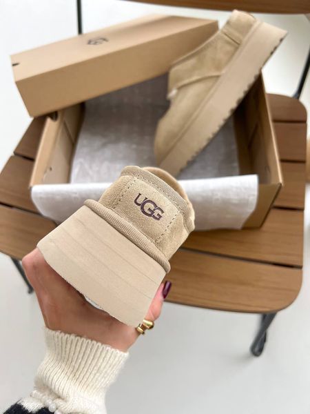 UGG Australia США Bea Mary Jane Beige Уггі на платформі бежеві замшеві Австралія - Розмір 35 (US 4) 1016222510 фото