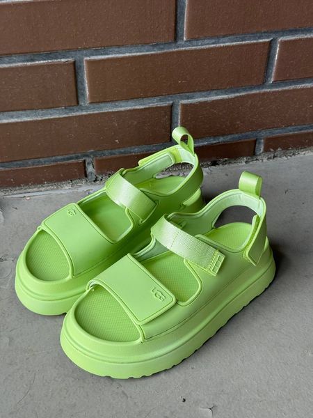 UGG Australia США Goldenglow Sandals Light green Уггі сандалі на платформі світлі зелені Австралія - Розмір 35 (US 4) 10718145676 фото