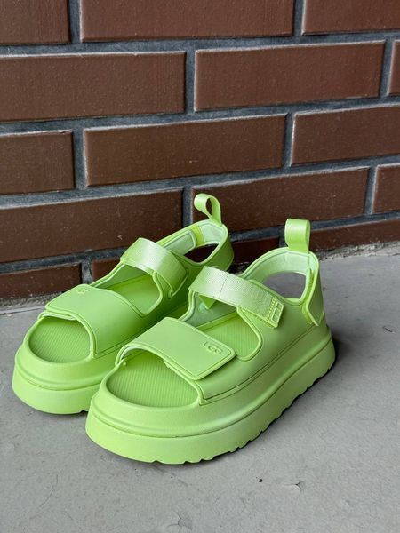 UGG Australia США Goldenglow Sandals Light green Уггі сандалі на платформі світлі зелені Австралія - Розмір 35 (US 4) 10718145676 фото