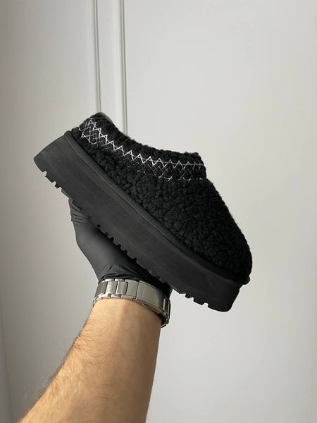 UGG Australia США Tazz Slipper Heritage Braid Black Platform Уггі на платформі чорні замшеві Австралія - Розмір 35 (US 4) 1016222660 фото