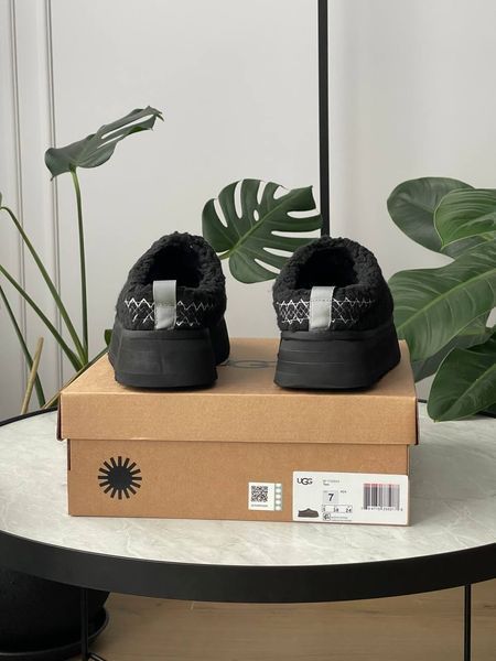 UGG Australia США Tazz Slipper Heritage Braid Black Platform Уггі на платформі чорні замшеві Австралія - Розмір 35 (US 4) 1016222660 фото