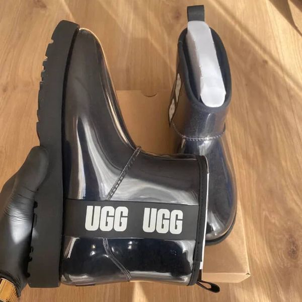 UGG Australia США Ugg Clear mini classic Black Силікон натуральні зимові міні Угг Австралія чорні - Розмір 35 (US 4) 2111588 фото