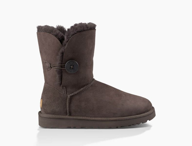 UGG Australia Short Bailey Button II Шоколад цільна овчина Угг Австралия - Розмір 35 (US 4) 2110474 фото