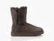 UGG Australia Short Bailey Button II Шоколад цільна овчина Угг Австралия - Розмір 35 (US 4) 2110474 фото 3