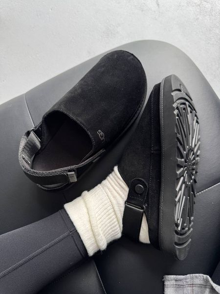 UGG Australia США Slipper Goldenstar Clog Black Уггі шльопки без хутра чорні замшеві Австралія - Розмір 35 (US 4) 1016222911 фото