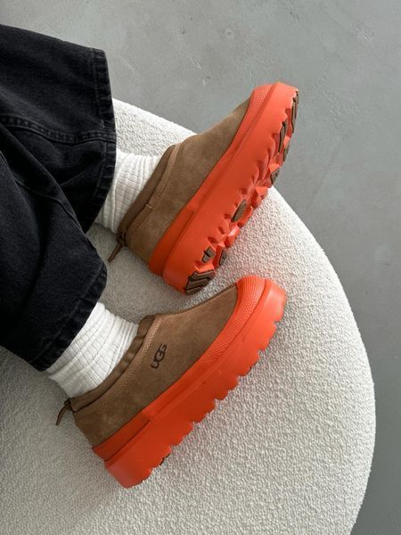 UGG Australia США Tasman Weather Hybrid Slipper Chestnut Orange Уггі тасман платформа руді з поморанчевим замшеві Австралія - Розмір 35 (US 4) 2110100752 фото