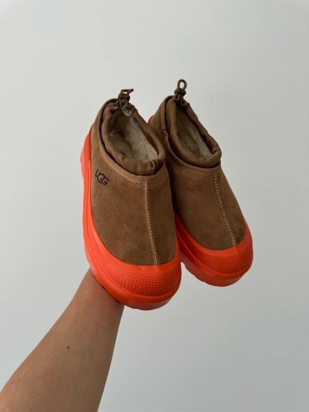 UGG Australia США Tasman Weather Hybrid Slipper Chestnut Orange Уггі тасман платформа руді з поморанчевим замшеві Австралія - Розмір 35 (US 4) 2110100752 фото