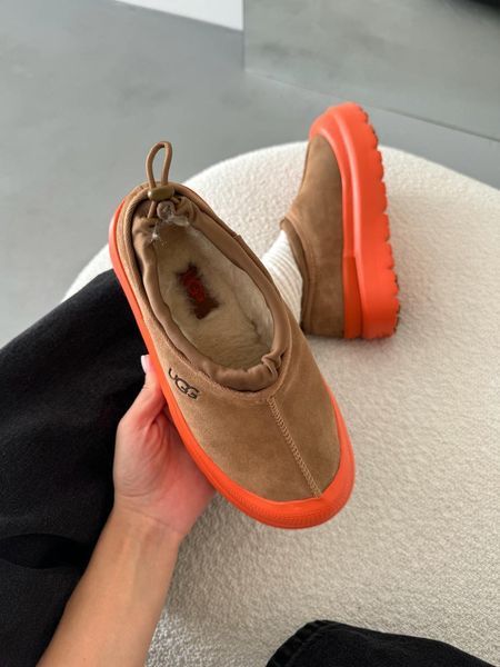 UGG Australia США Tasman Weather Hybrid Slipper Chestnut Orange Уггі тасман платформа руді з поморанчевим замшеві Австралія - Розмір 35 (US 4) 2110100752 фото
