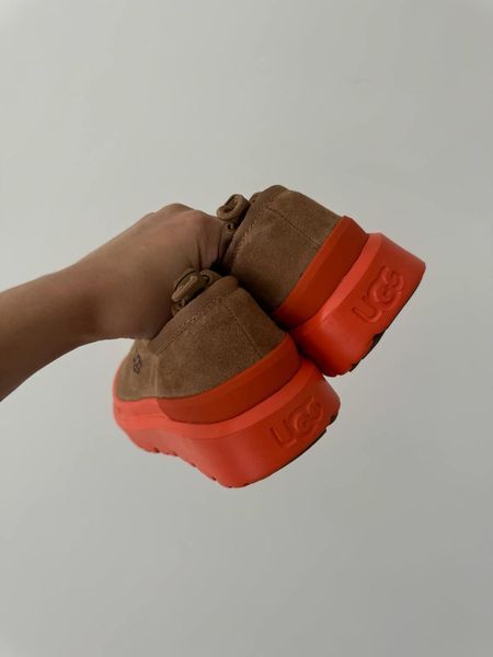 UGG Australia США Tasman Weather Hybrid Slipper Chestnut Orange Уггі тасман платформа руді з поморанчевим замшеві Австралія - Розмір 35 (US 4) 2110100752 фото