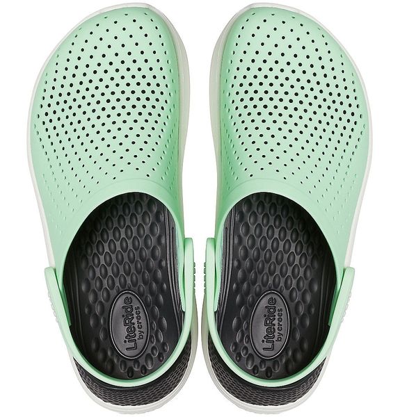 Crocs Оригінал LiteRide™ Clog Electric Green / Almost White Жіночі Крокс США (204592) - 36 (Стопа 22.5-23.2см) M4/W6 100420 фото