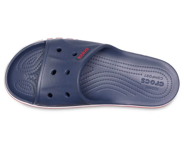 Crocs Оригінал Bayaband™ Slide Navy Cині Чоловічі Жіночі Сабо Шльопанці Крокс США (205393-14) - 36 (Стопа 22.5-23.2см) M4/W6 105453 фото