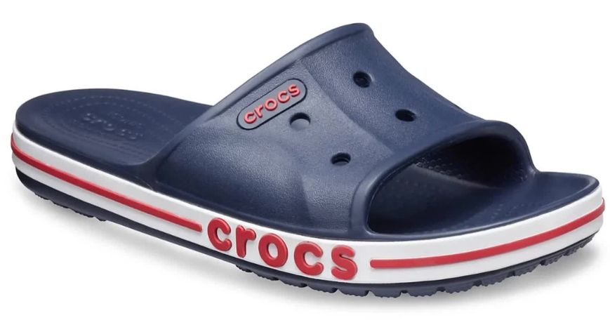 Crocs Оригінал Bayaband™ Slide Navy Cині Чоловічі Жіночі Сабо Шльопанці Крокс США (205393-14) - 36 (Стопа 22.5-23.2см) M4/W6 105453 фото