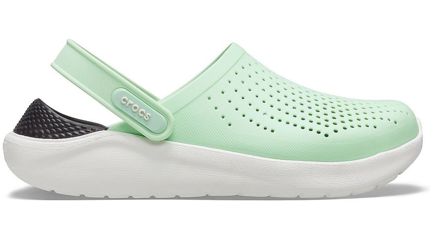 Crocs Оригінал LiteRide™ Clog Electric Green / Almost White Жіночі Крокс США (204592) - 36 (Стопа 22.5-23.2см) M4/W6 100420 фото