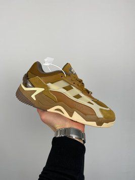 США Adidas Niteball Brown жіночі, чоловічі шкіряні якісні кросівки Адідас Найтбо коричневі - Розмір 36 (US 5) 11167829 фото
