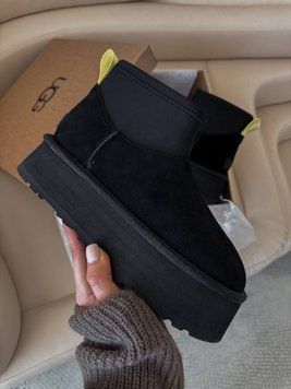 Ugg Australia США Mini Dipper Black Уггі діппер платформа чорні УГГ Австралія - Розмір 35 (US 4) 211155241 фото