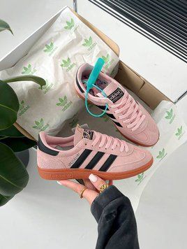 США Adidas Spezial Pink жіночі, чоловічі шкіряні якісні кросівки Адідас Спезіал рожеві - Розмір 36 (US 5) 11167879 фото