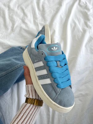 США Adidas Campus 00s Blue жіночі, чоловічі шкіряні якісні кросівки Адідас Кампус сині - Розмір 36 (US 5) 11167579 фото