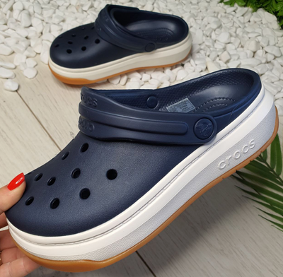 Crocs Оригінал Crocband™ Full Force Clog Navy Чоловічі Крокс США (206122) - 36 (Стопа 22.5-23.2см) M4/W6 101445 фото