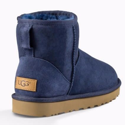 UGG Australia США Classic Mini II Синий цільна овчина мини Угг Австралия - Розмір 35 (US 4) 2110166 фото