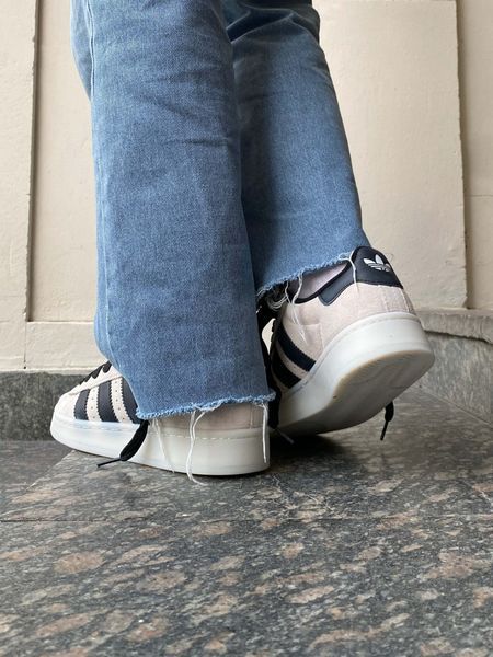 США Adidas Campus 00s Aluminium/Core Black жіночі, чоловічі шкіряні якісні кросівки Адідас Кампус сірі/чорні - Розмір 36 (US 5) 11167529 фото