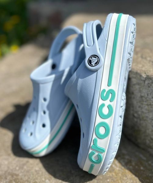Crocs Оригінал Кроксы Сабо Crocs BAYABAND Clog Stucco/Bright Cobalt Оригінал США (2050891) - 36 (Стопа 22.5-23.2см) M4/W6 113987 фото
