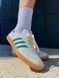 США Adidas Samba Sporty & Rich White/Green жіночі, чоловічі шкіряні якісні кросівки Адідас Самба білі - Розмір 36 (US 5) 11167979 фото 1