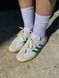 США Adidas Samba Sporty & Rich White/Green жіночі, чоловічі шкіряні якісні кросівки Адідас Самба білі - Розмір 36 (US 5) 11167979 фото 8